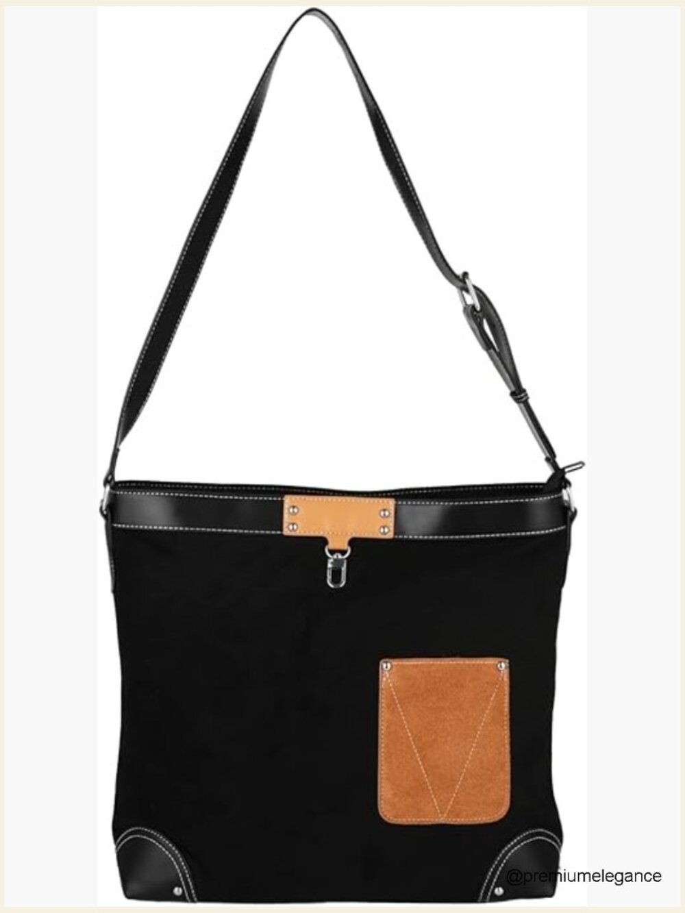 Vintage Y2k Suede Bag, Large Slouchy Hobo Tote With Adjustable Strap